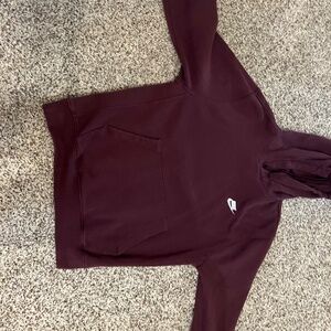 Small nike maroon hoodie